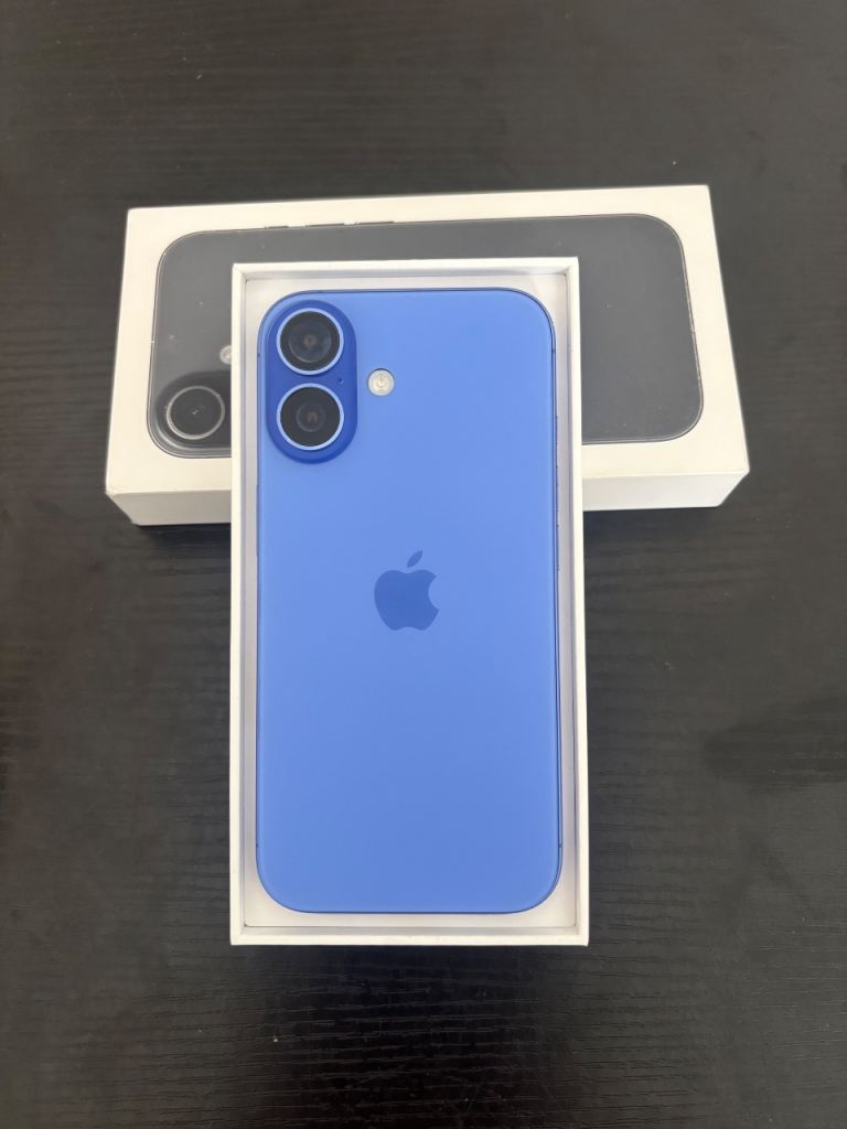 Apple iPhone 16 128GB – Ultramarine Blue – Immaculate Condition
