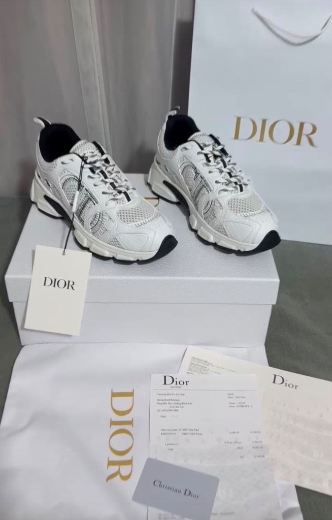 Dior White Trainers - Brand New with Box and Dust Bag