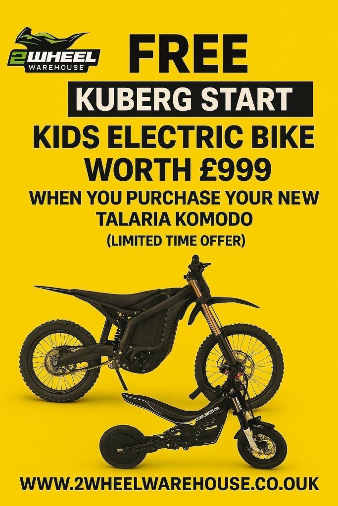BRAND NEW TALARIA KOMODO TL600 32KW OFF ROAD ELECTRIC DIRT BIKE SURRON -ULTRABEE