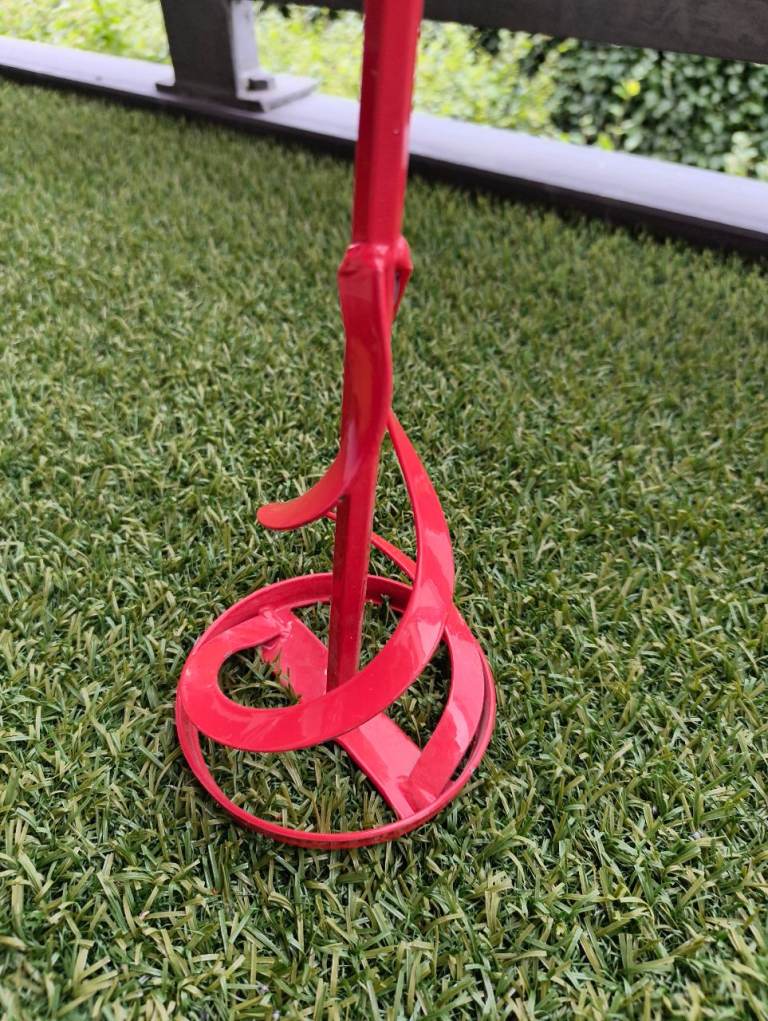 Red Paint Mixer Paddle