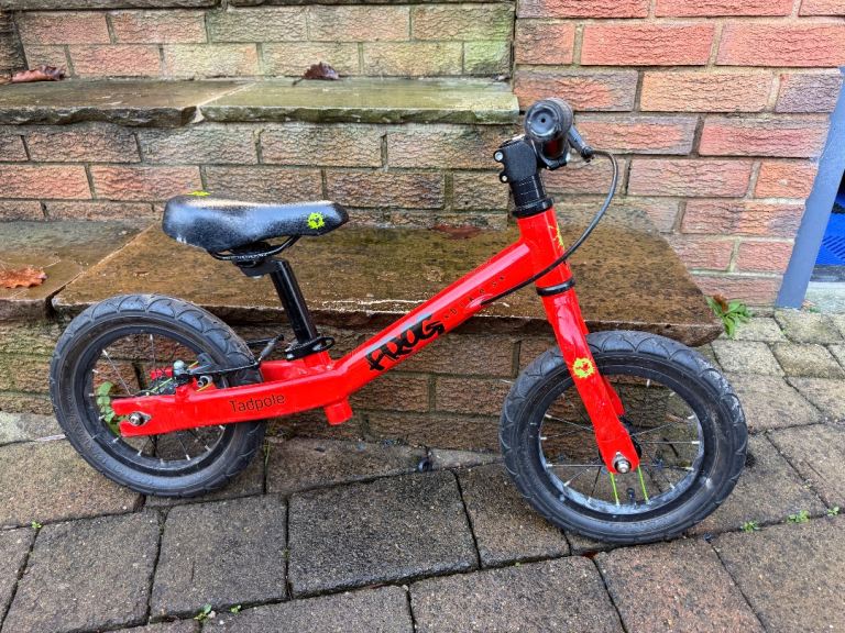 Frog tadpole balance  bike 