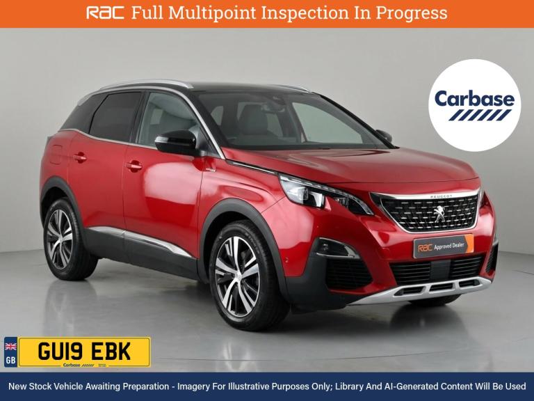 2019 Peugeot 3008 1.6 PureTech GT Line SUV 5dr Petrol EAT Euro 6 (s/s) (180 ps) SUV Automatic