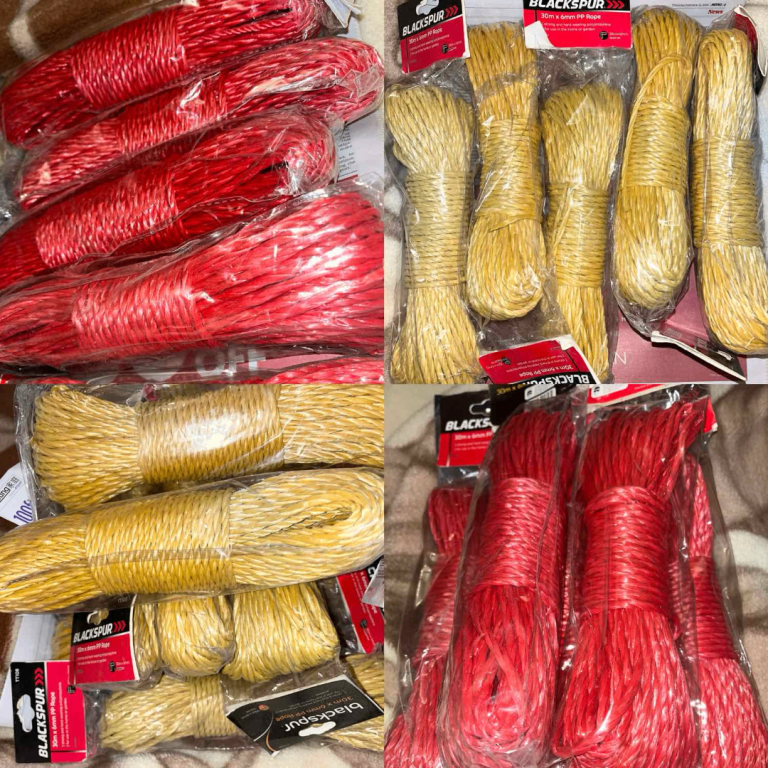 (READ DESCRIPTION) New Rope, Ropes 30M X 6MM, 30 Metres, DIY Set, Tool Tools, Bundle, Clearance Sale