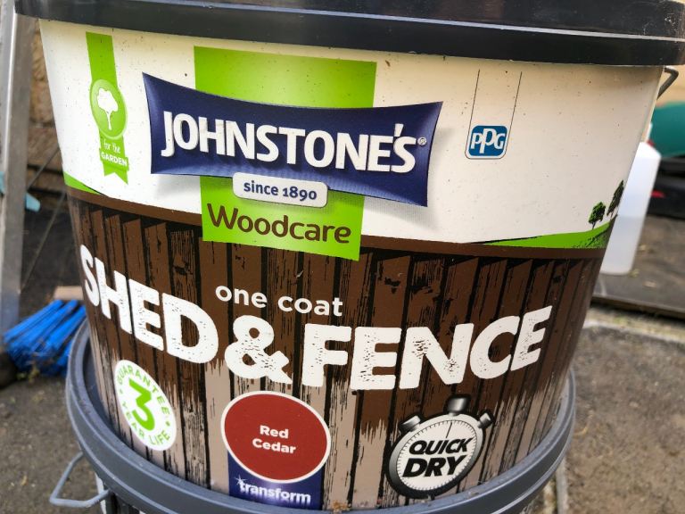 Johnstone's - Shed & Fence Paint - Red Cedar - Argos £17