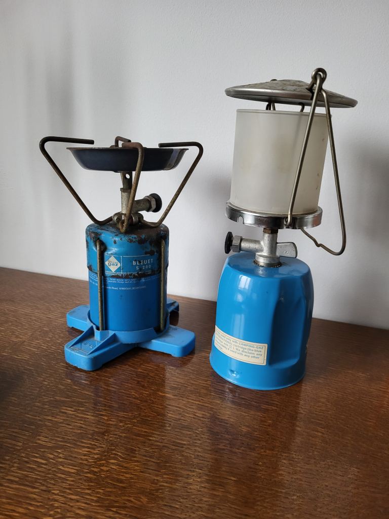 Bluet S200 camping stove and Lumogaz C200 Lantern