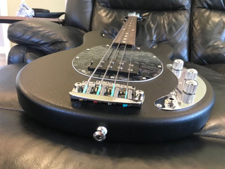 Ernie Ball Music Man Stingray SUB 4 string bass guitar, USA, really good condition 