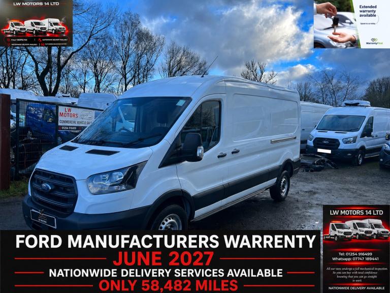 FORD TRANSIT 2.0 ECOBLUE L3H2 LEADER LWB PANEL VAN 2024 24 REG EURO 6