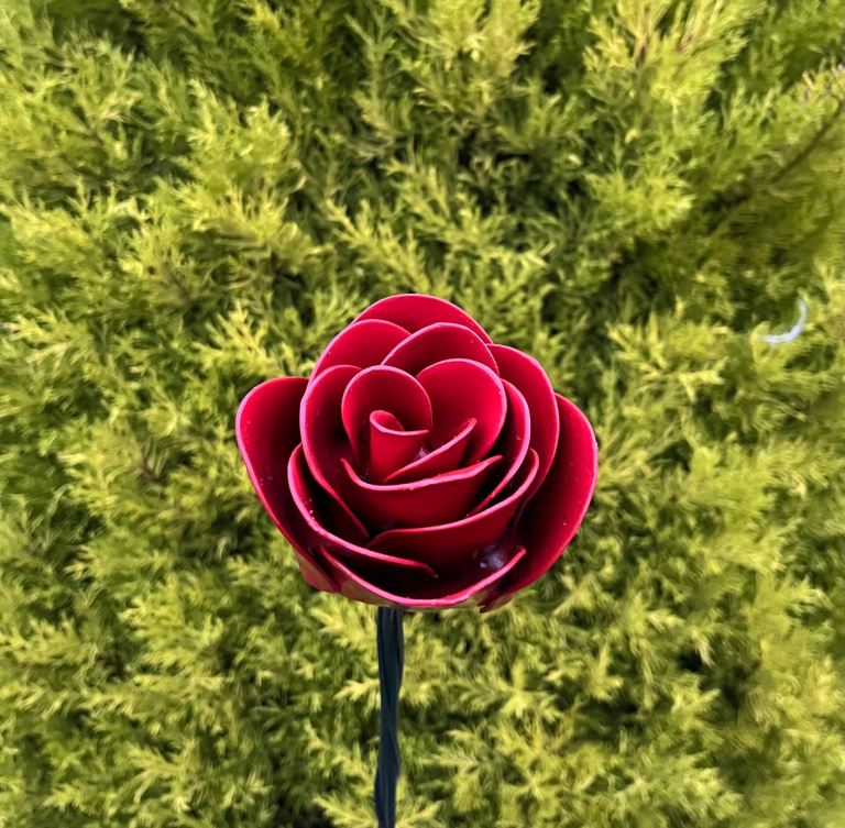 Indoor/outdoor flat metal rose *customisation availabe*