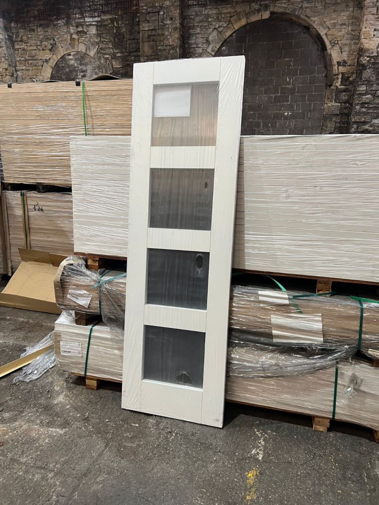 4 Panel Shaker Glazed Doors 24inch