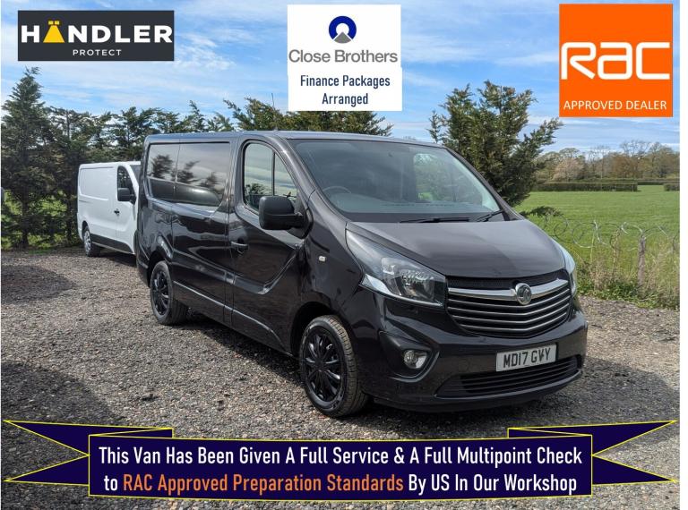2017 Vauxhall Vivaro 2700 1.6CDTI BiTurbo 125PS Sportive H1 Van PANEL VAN Diesel Manual