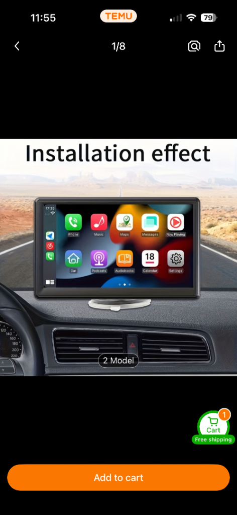 GPS car play sat nav