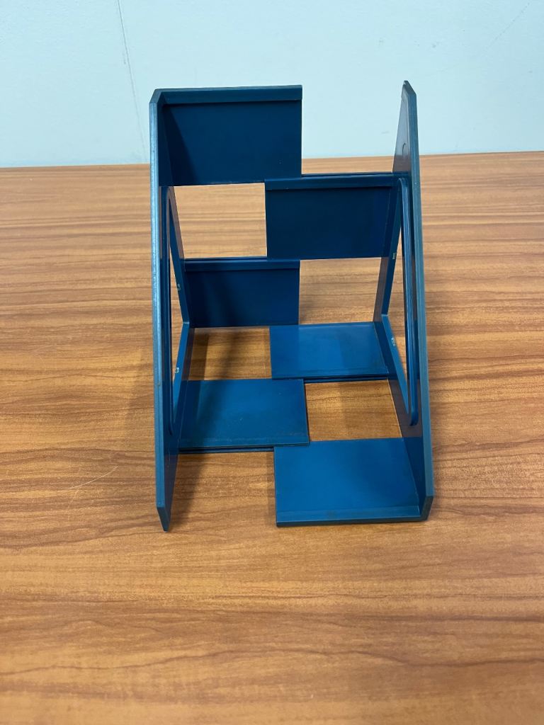 Vintage Plastic Desktop Card Holder Storage Organiser