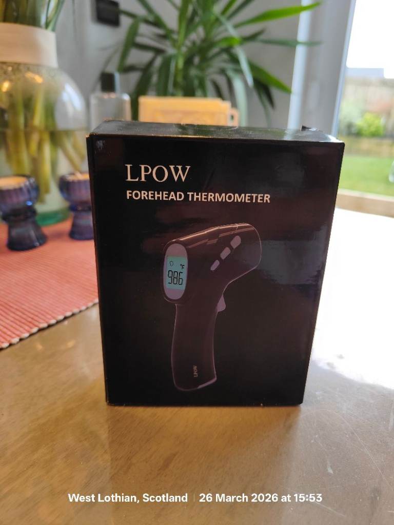 New LPOW infrared forehead thermometer