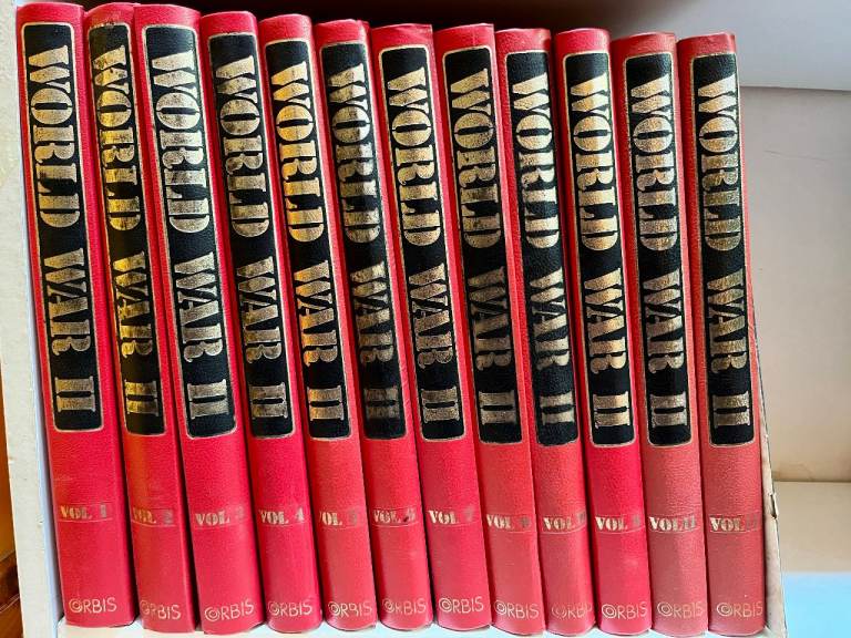 12 Bound Volumes of Orbis World War 2 magazine