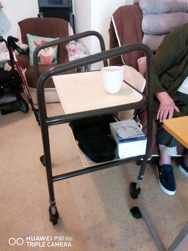 Helper aid Tea trolley 2 tier