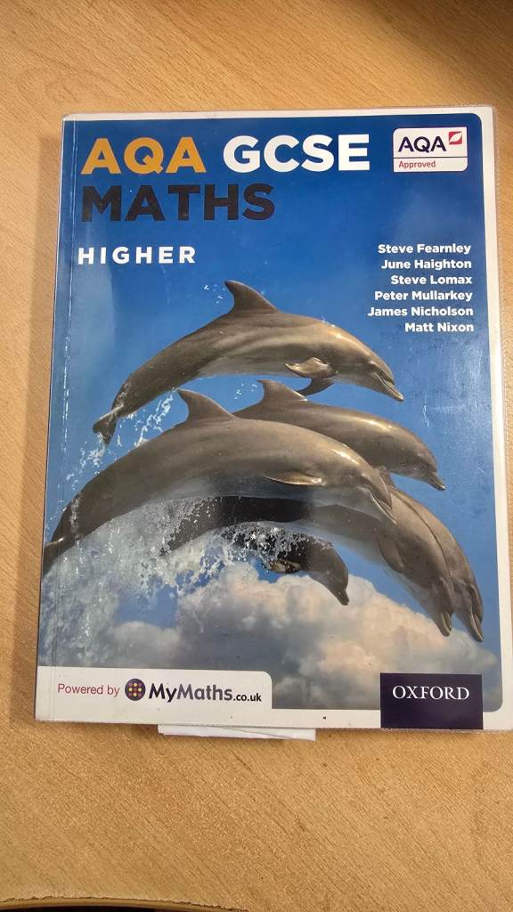 GCSE AQA Maths higher textbook Oxford used revision guide