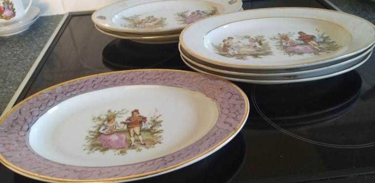 new 6 plates for servings
