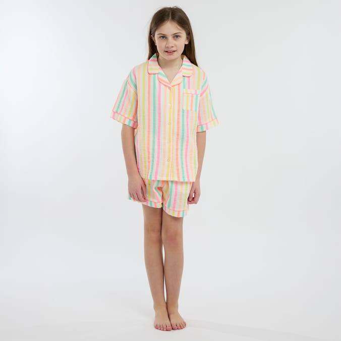 Neon Stripe Pyjamas Brand New Kids Pyjamas