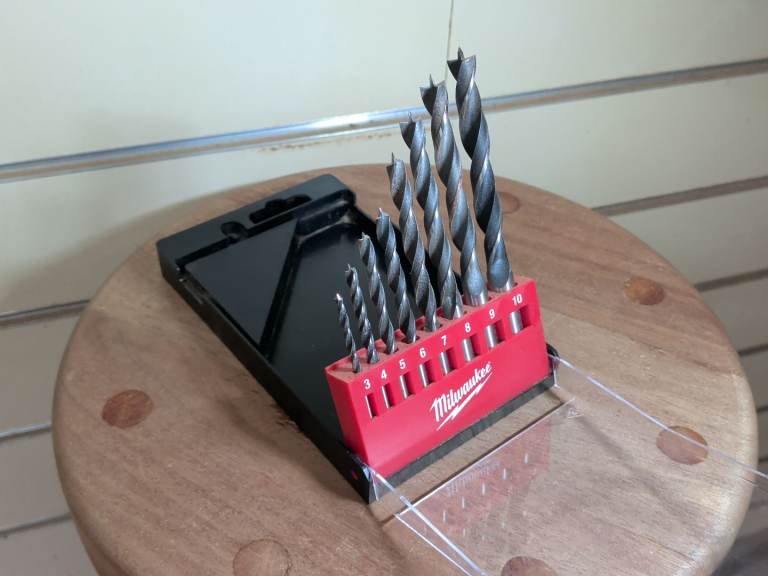 Drill bit set, Brad point