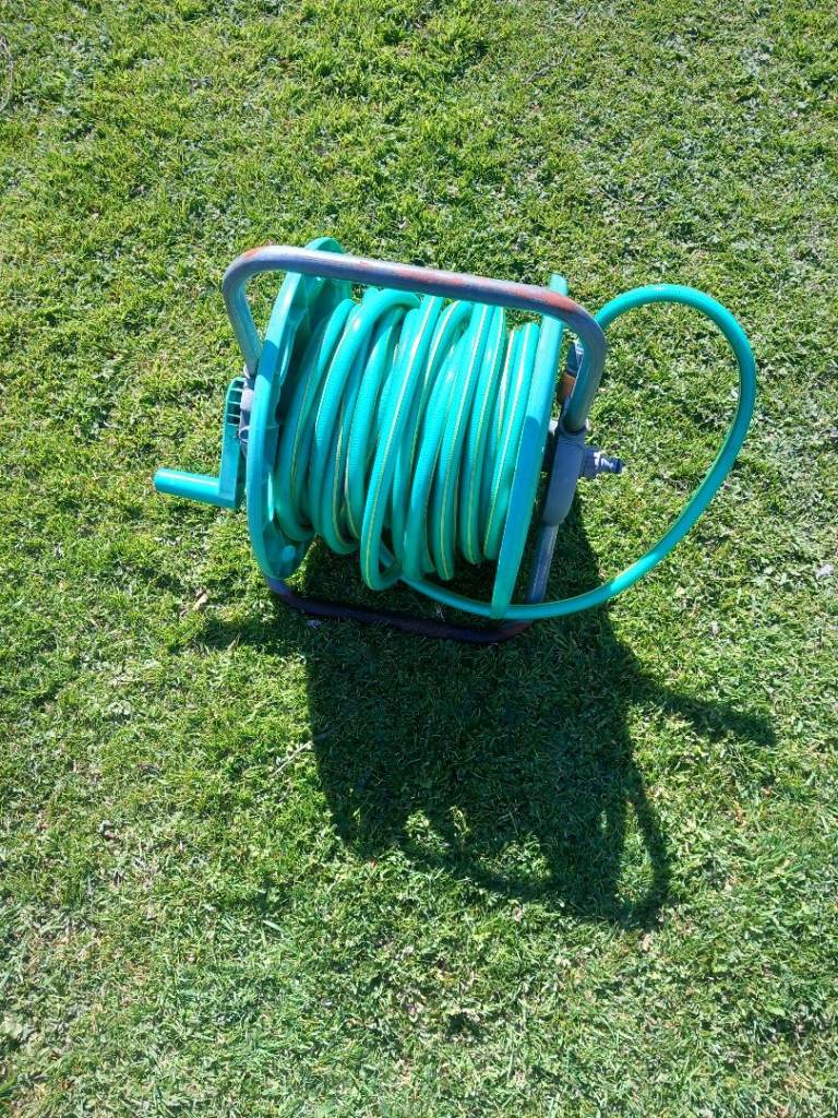Hoselock hose on a reel