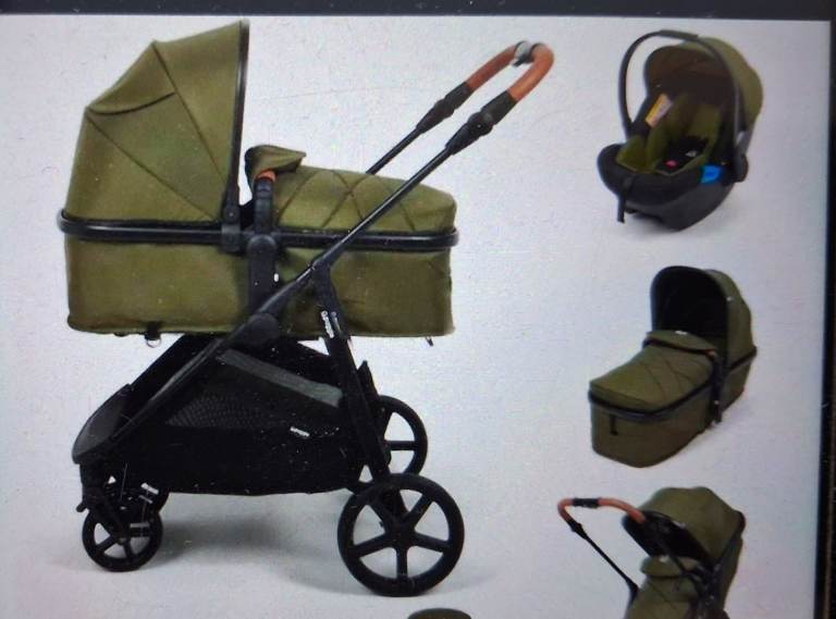Puggle 2 in 1 Pram with Car Seat – Like New