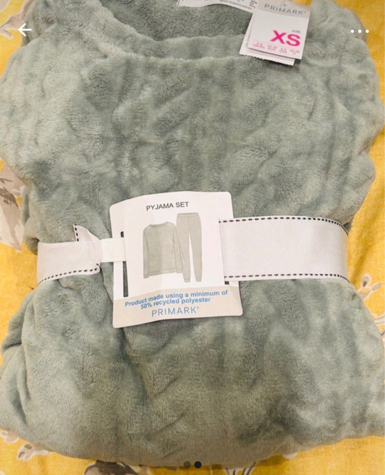 Ladies primark fluffy pyjamas size 6-8 BNWT 
