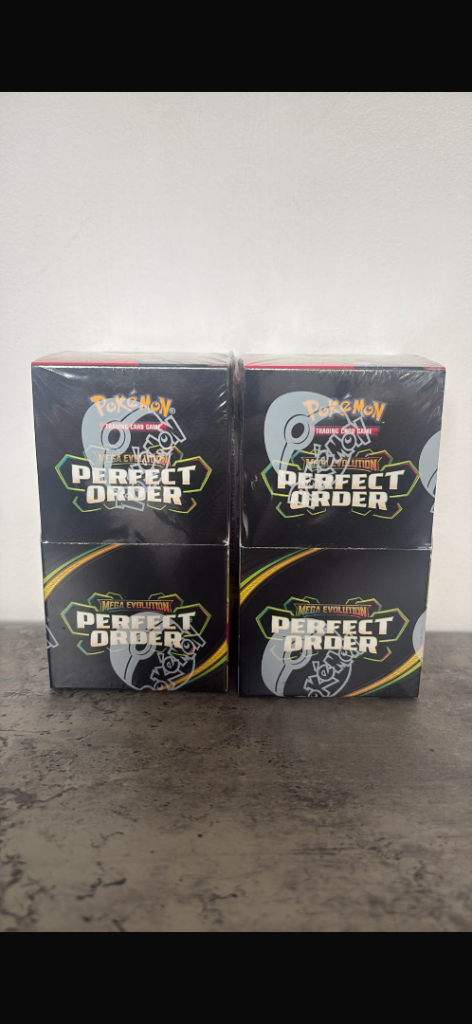 Pokemon Perfect Order half booster boxes New, Sealed