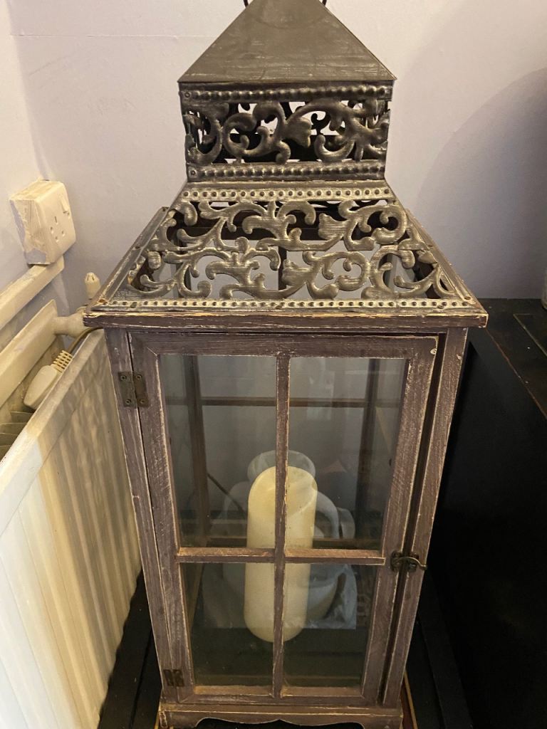 Antique type Large dome lantern for candle 