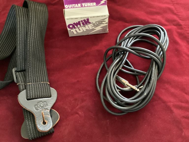 Guitar Accessories,Strap,Tuner (New) And Long Lead.
