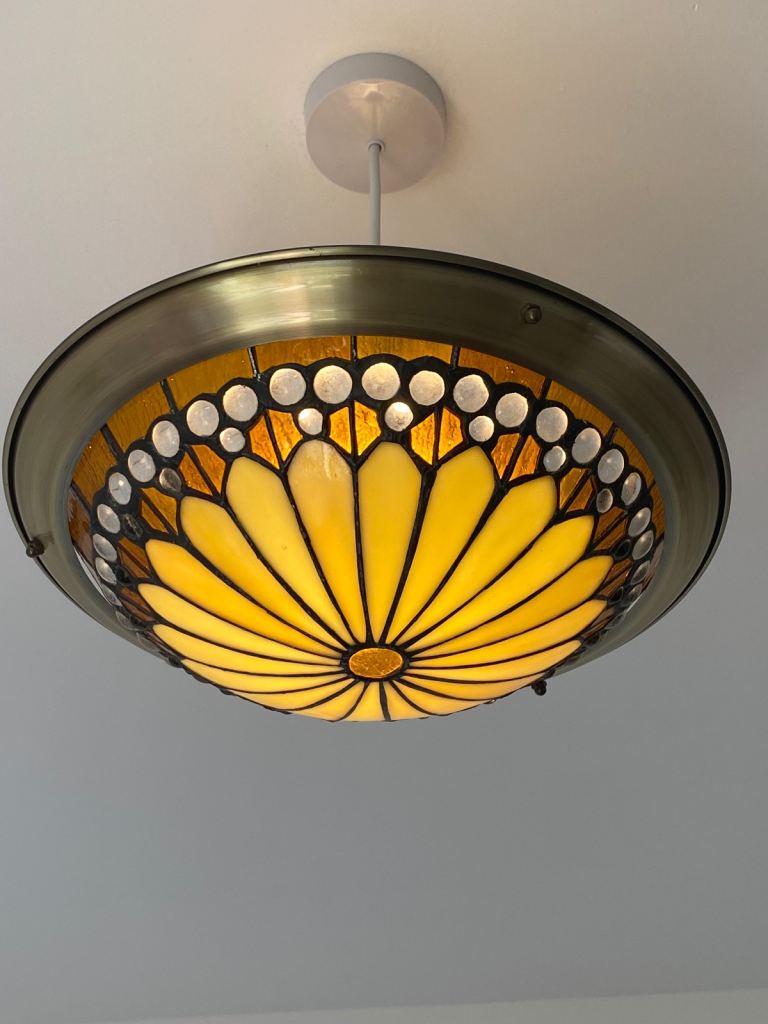 Beautiful light art deco ceiling light shade 