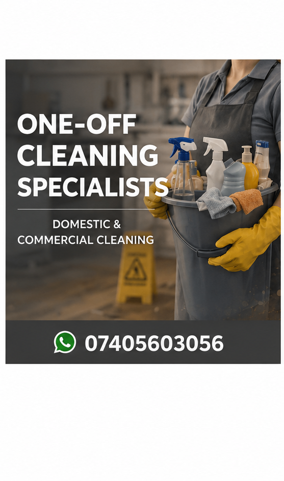 🔥 ONE-OFF CLEANING SPECIALISTS – SAME DAY AVAILABLE – DOMESTIC & COMMERCIAL 🔥Bristol.