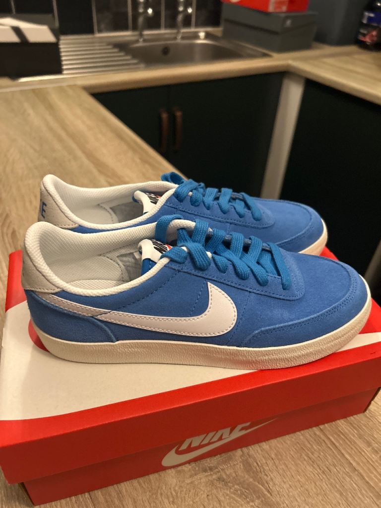 Nike Blue Suede Trainers – brand new uk size 5