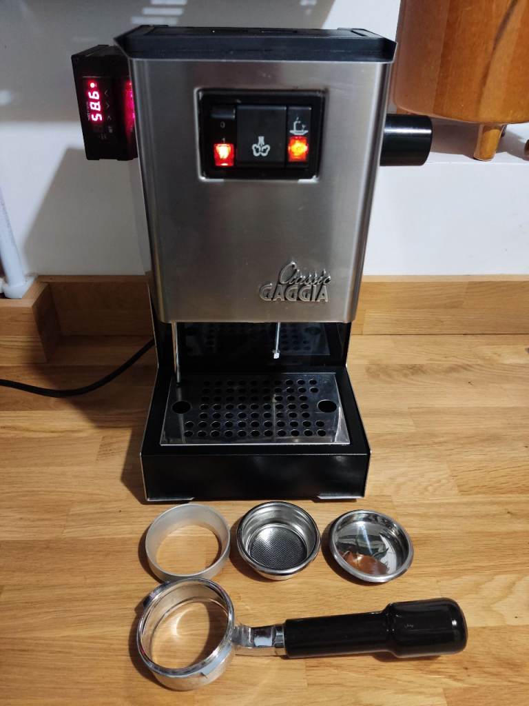 Gaggia Classic espresso with PID