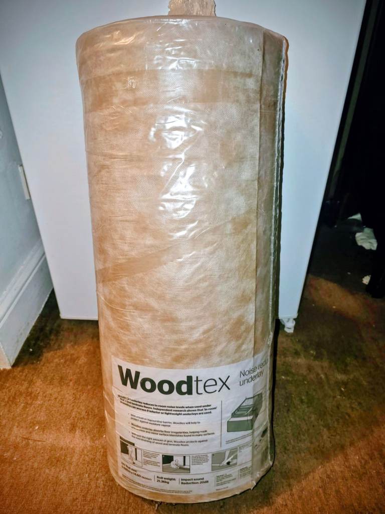 URGENT: NEW WOODTEX noise reduction underlay