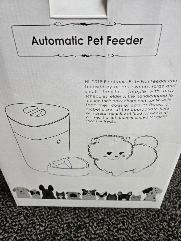 Automatic pet feeder bnib
