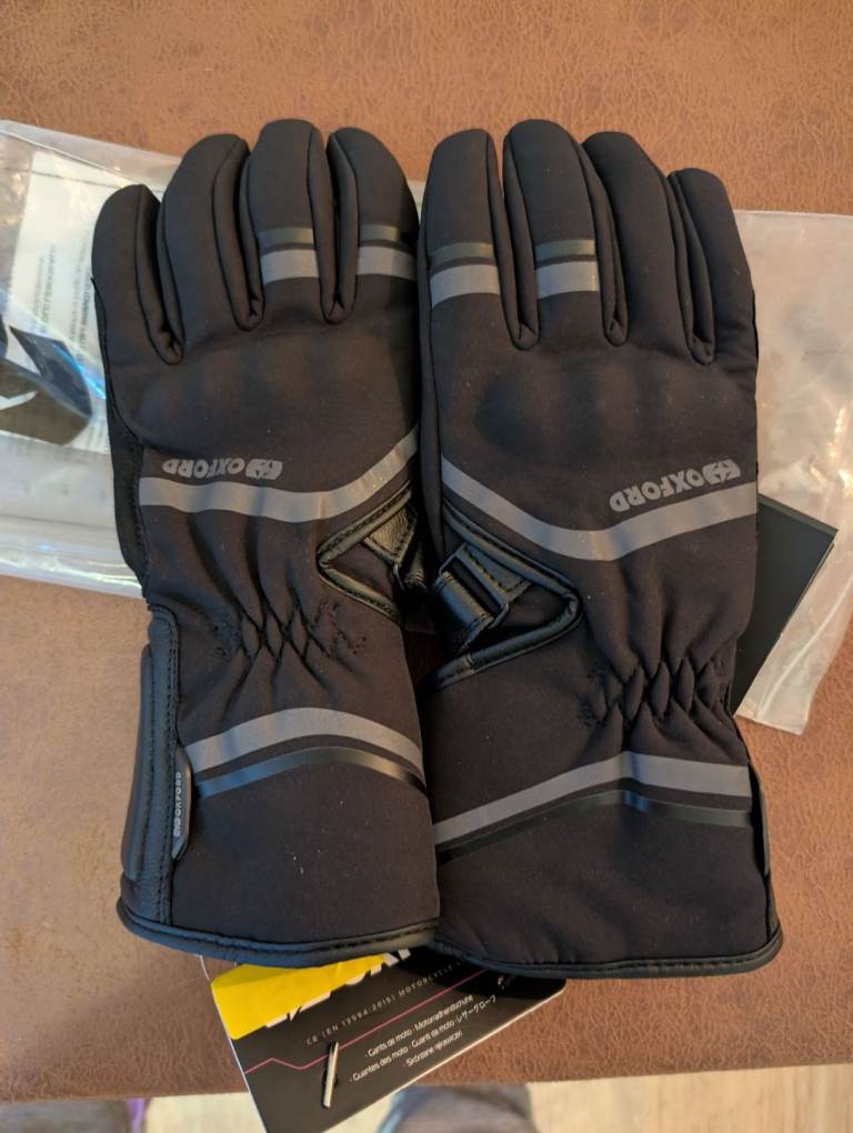 Oxford Ladies Ottawa 2.0 gloves - Black/medium - brand new with tags 