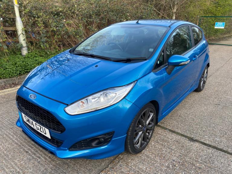 2014 Ford Fiesta 1.0 EcoBoost Zetec S 3dr Blue 36k Miles FSH Years MOT Warranty £20 Road Tax HATC...