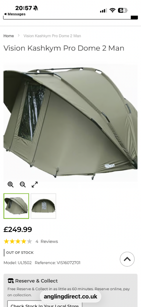 Fishing bivvy 