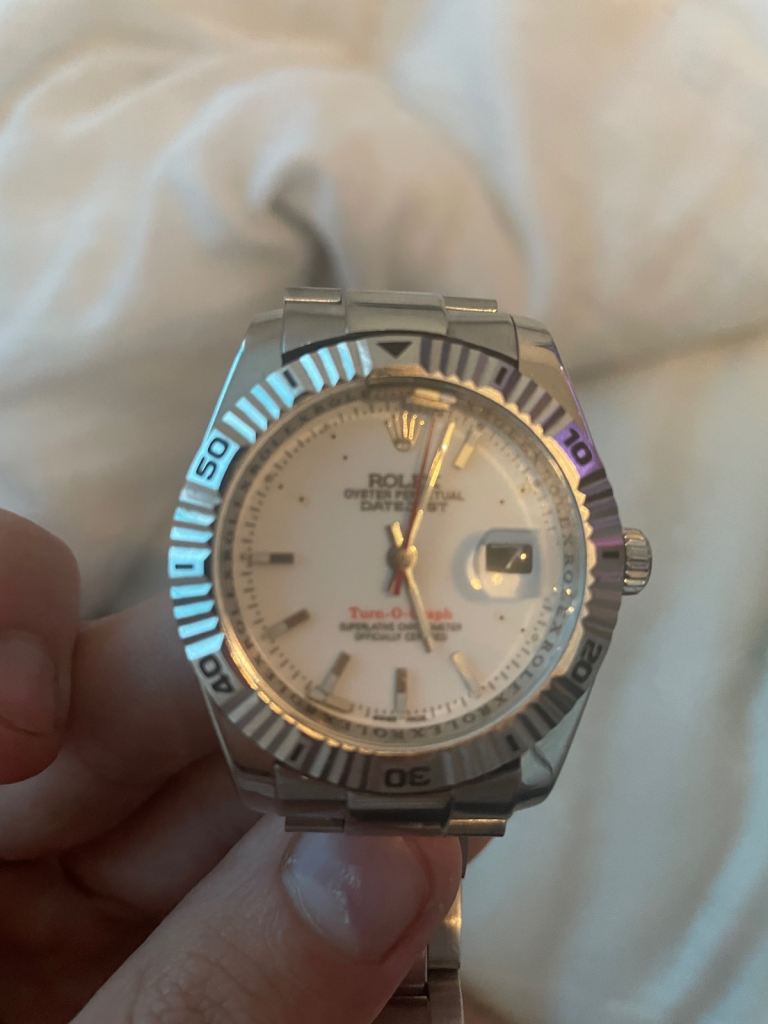 Rolex 116264 Datejust Turn-O-Graph 36mm White Dial 2013