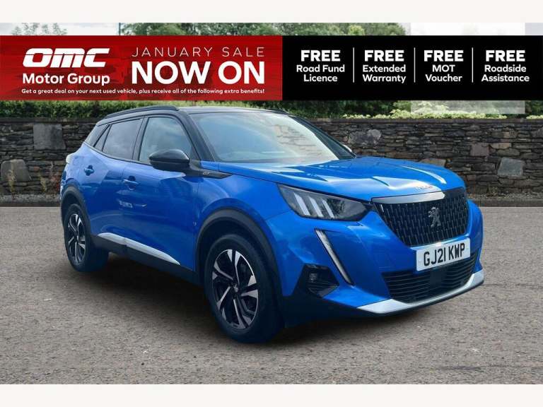 2021 Peugeot 2008 1.2 PureTech 130 GT 5dr EAT8 HATCHBACK Petrol Automatic