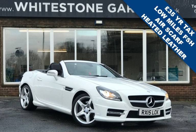 2015 15 MERCEDES-BENZ SLK 2.1 SLK250D AMG SPORT CONVERTIBLE 2DR DIESEL G-TRONIC 