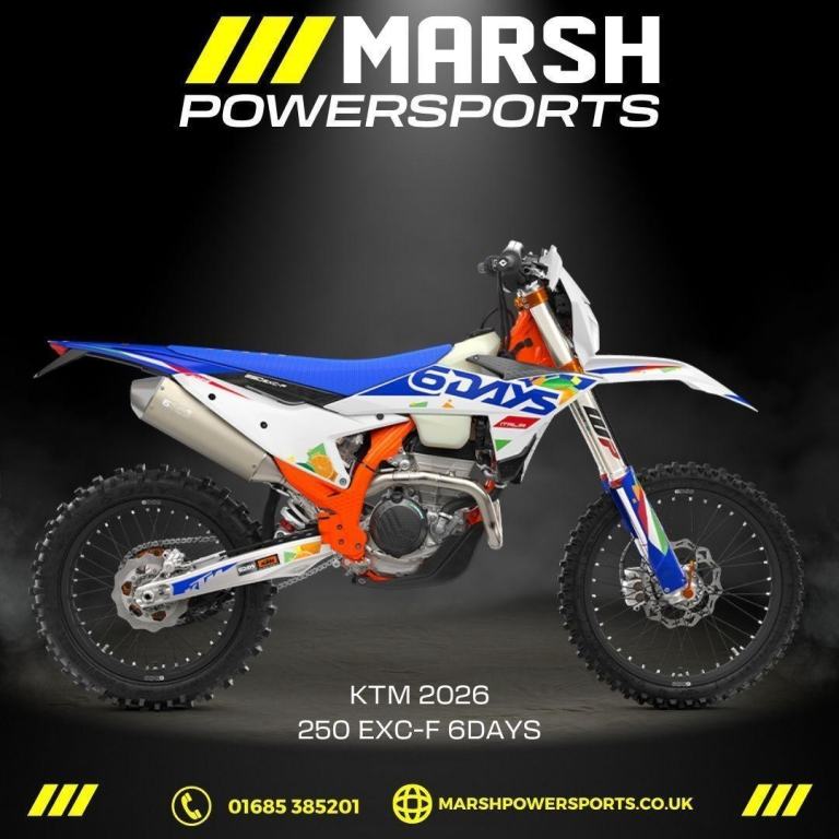 KTM 250 EXC-F 6Days 2026 - KTM Main Dealer - Reserve Now!
