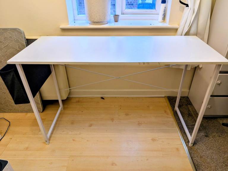 White desk