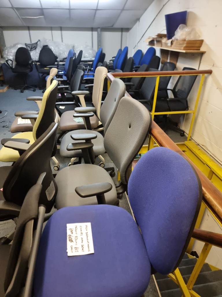 Loads of Various Office Swivel Desk Chairs. For viewing 7 days aweek 