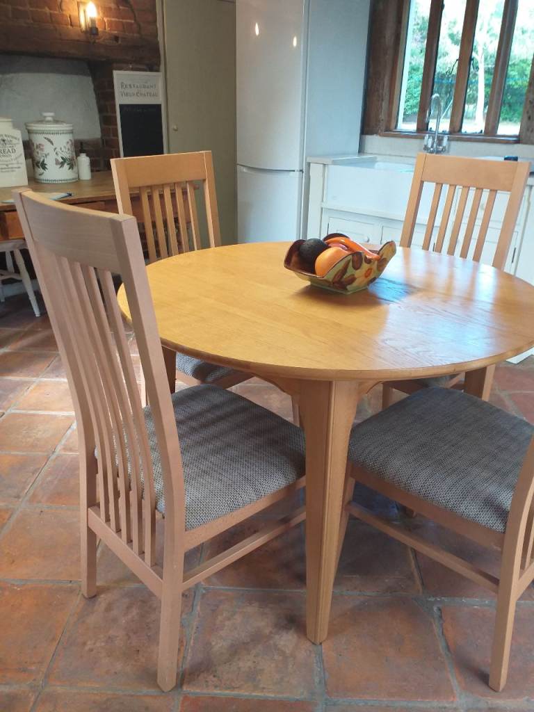 Table and 4 chairs