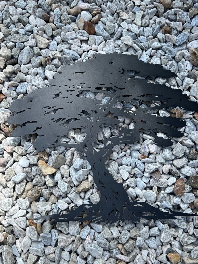 Metal tree - wall art