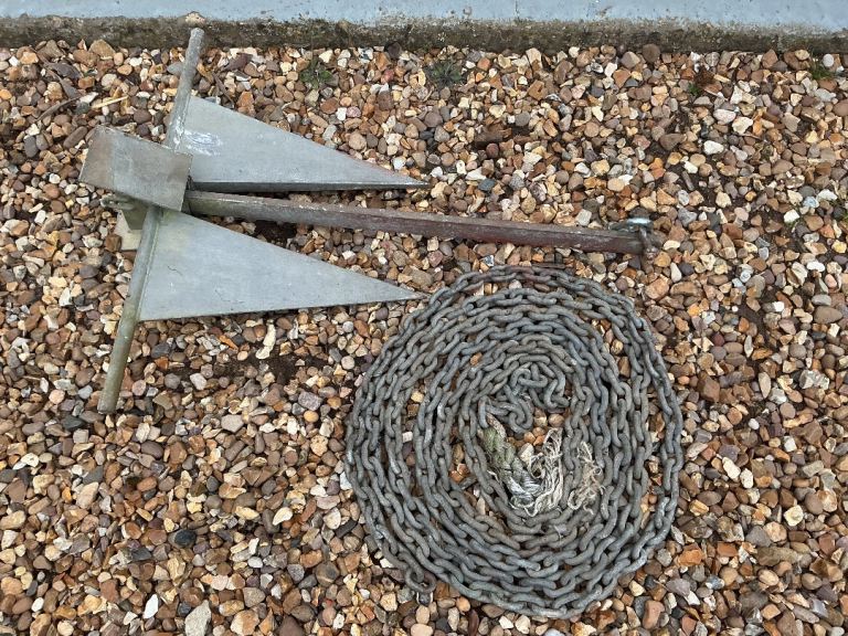 Danforth boat anchor