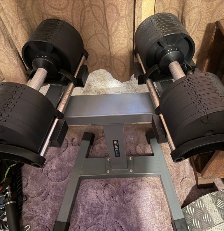 Adjustable dumbbells pair 32kg