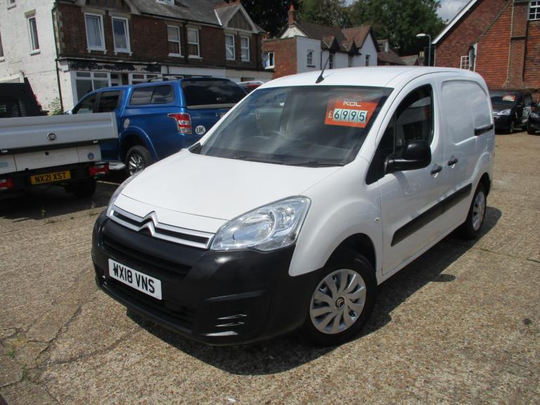 2018 Citroen Berlingo 1.6 BlueHDi 850Kg Enterprise 100ps PANEL VAN Diesel Manual