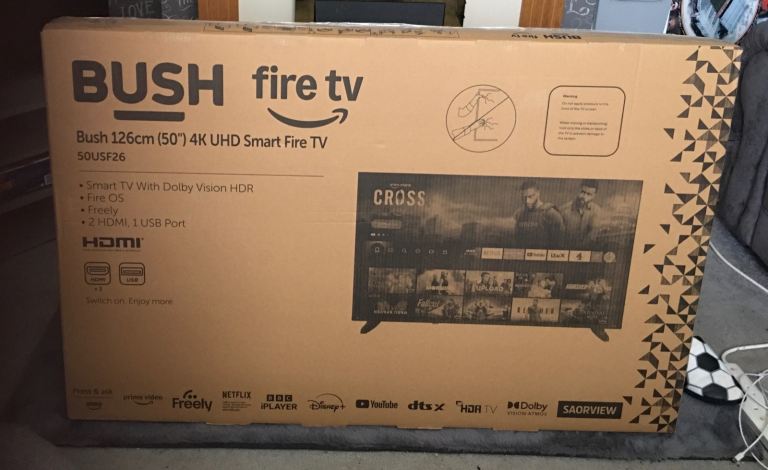 BUSH 50" 4K UHD Smart Fire TV 50U5F26 – Brand New
